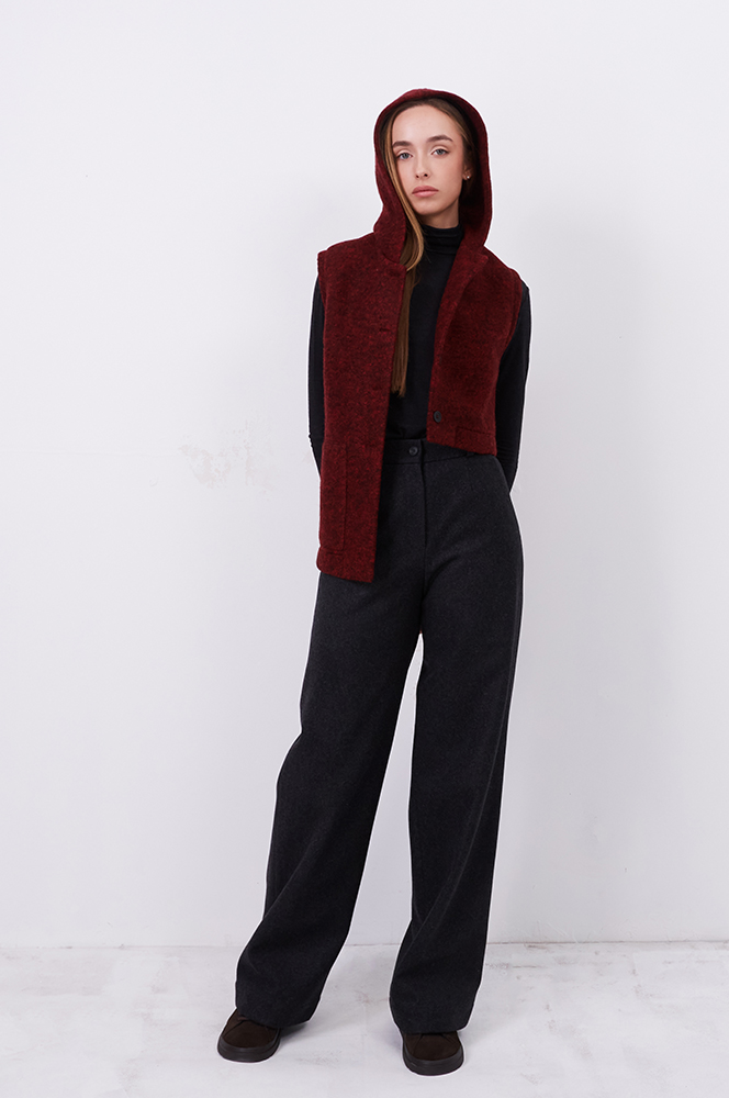 Штани вовна на підкладці графіт 2 (БР 63/4)